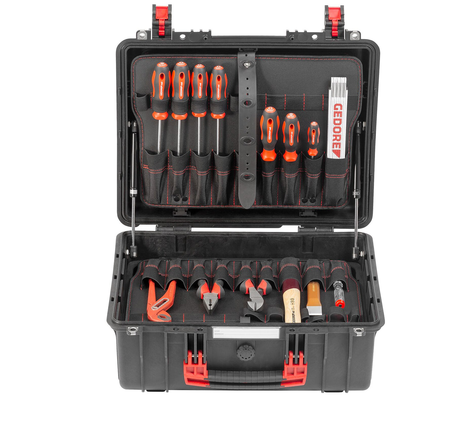 GEDORE red R21652101 - Maleta de herramientas MASTER XL con surtido de 101 herramientas