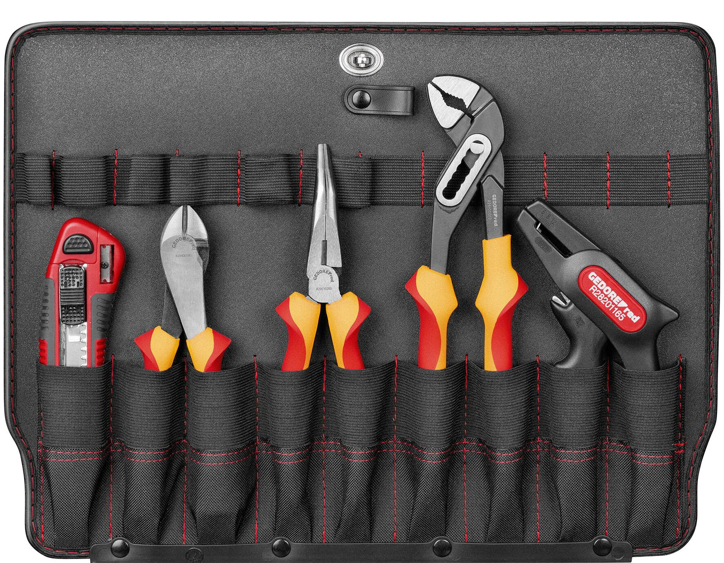 GEDORE red R21652089 - Maleta de herramientas con surtido de 89 herramientas para electricistas
