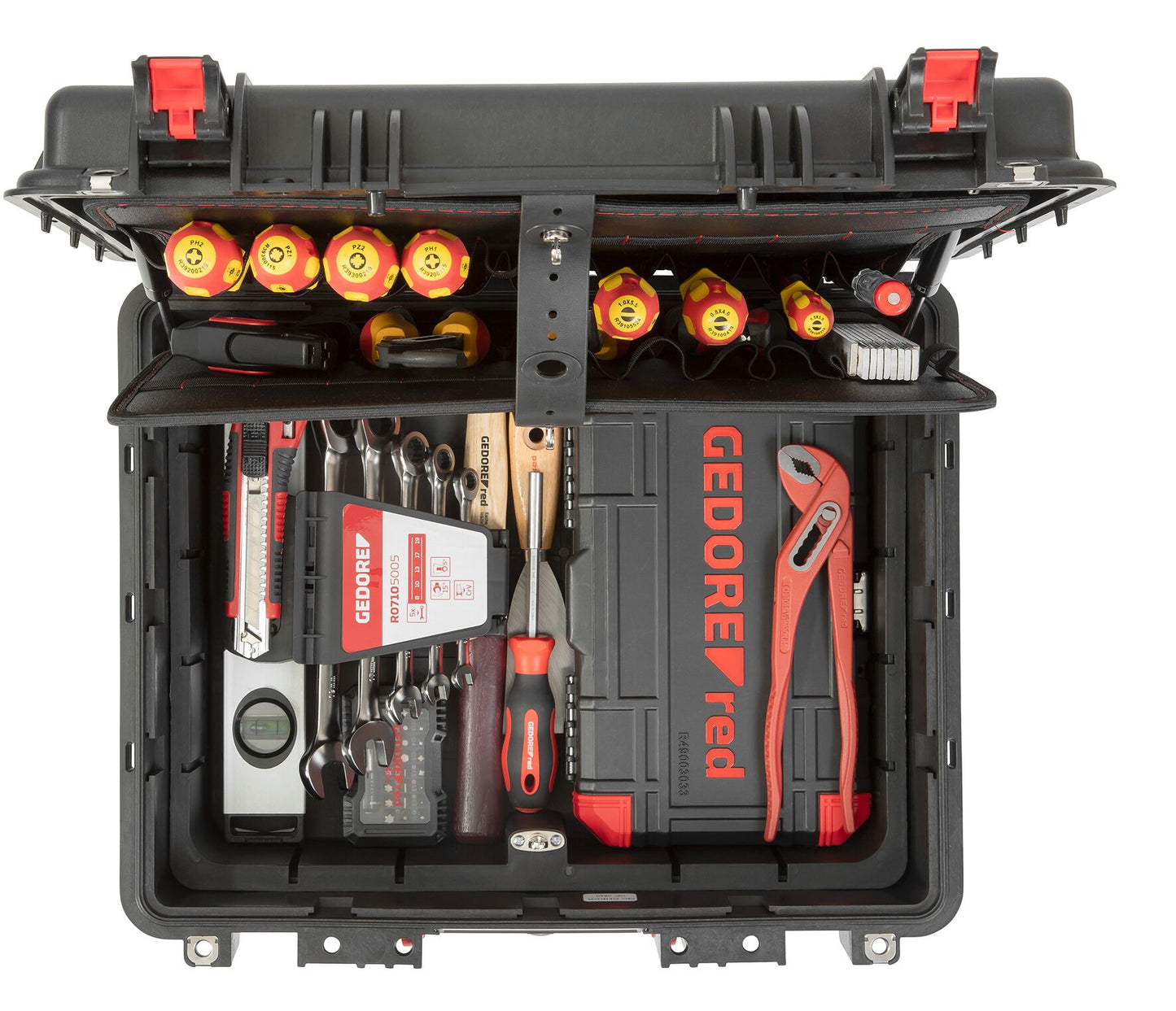 GEDORE red R21652089 - Maleta de herramientas con surtido de 89 herramientas para electricistas