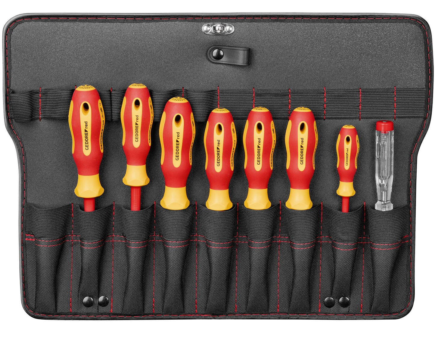 GEDORE red R21652089 - Maleta de herramientas con surtido de 89 herramientas para electricistas