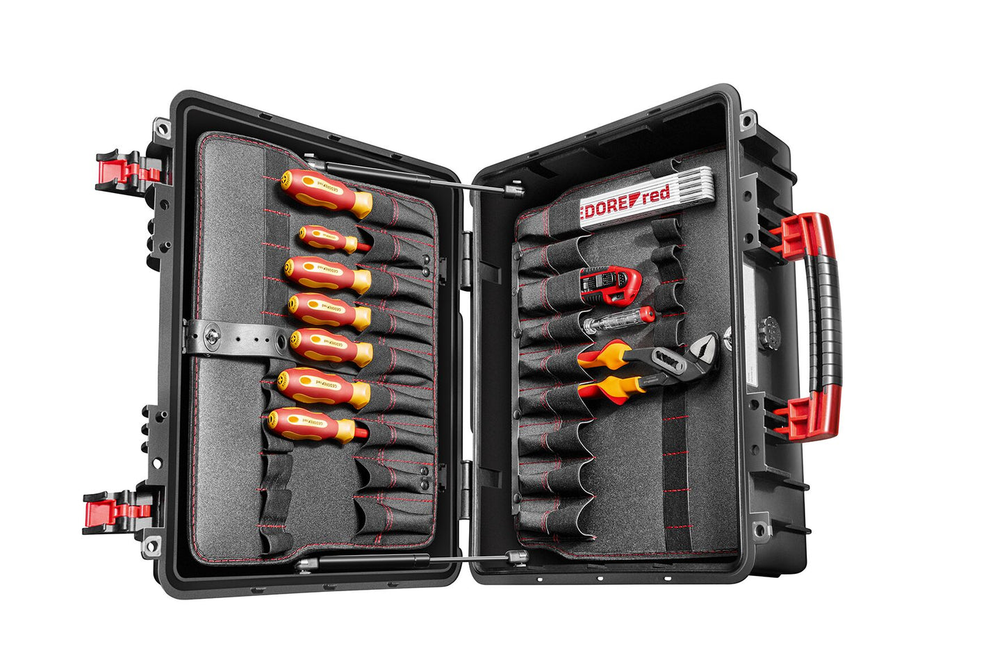 GEDORE red R21652089 - Maleta de herramientas con surtido de 89 herramientas para electricistas