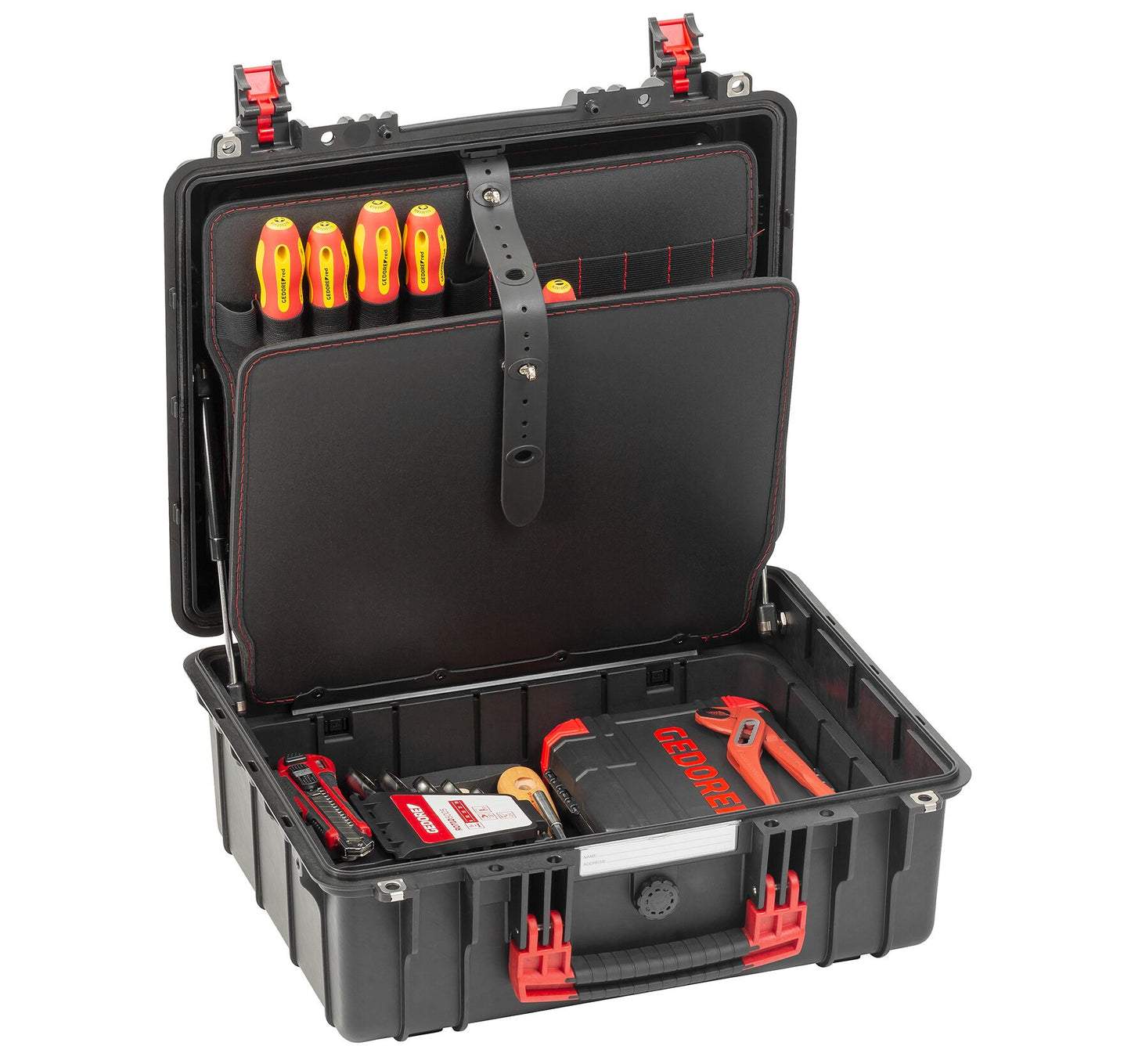 GEDORE red R21652089 - Maleta de herramientas con surtido de 89 herramientas para electricistas