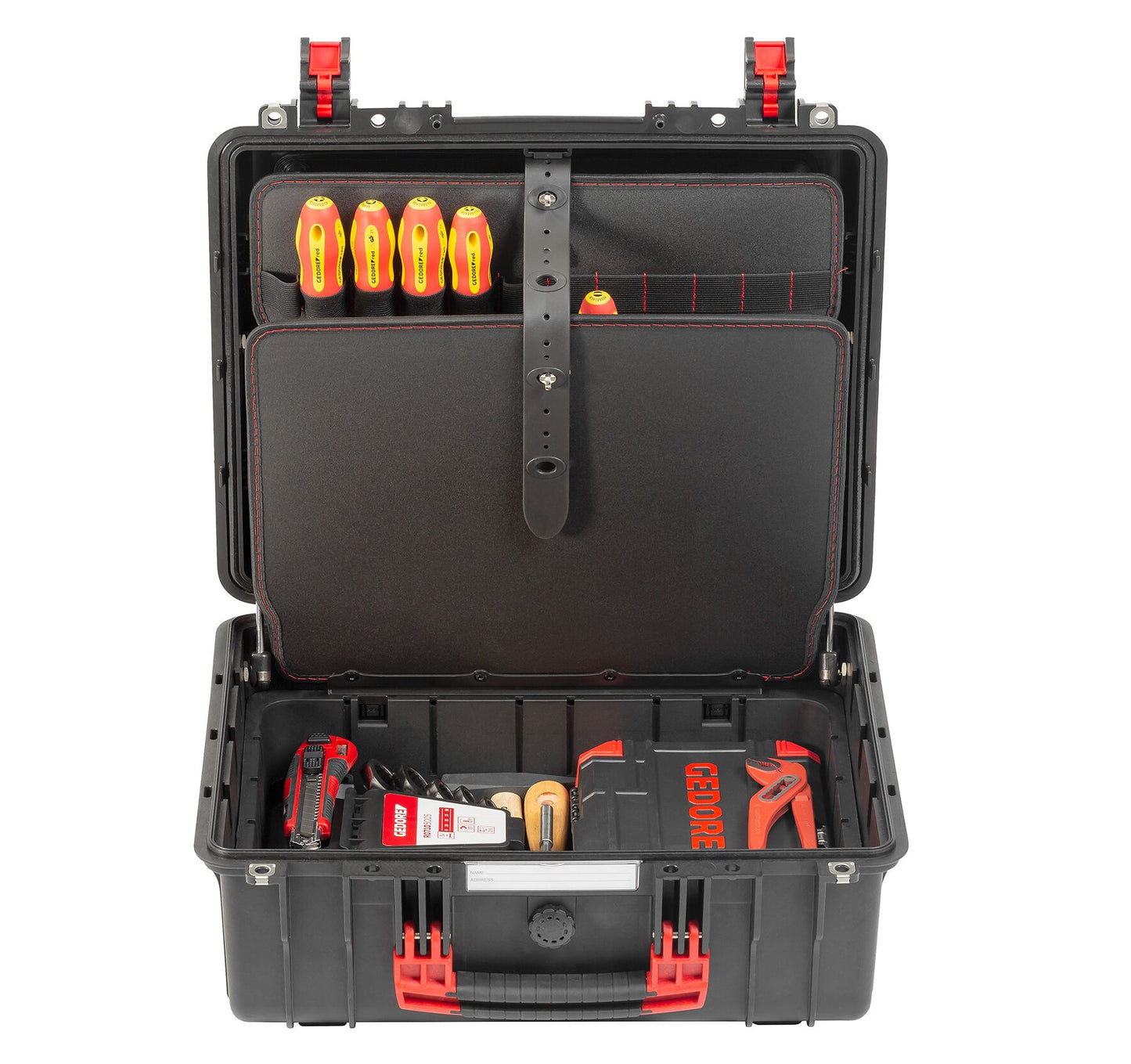 GEDORE red R21652089 - Maleta de herramientas con surtido de 89 herramientas para electricistas