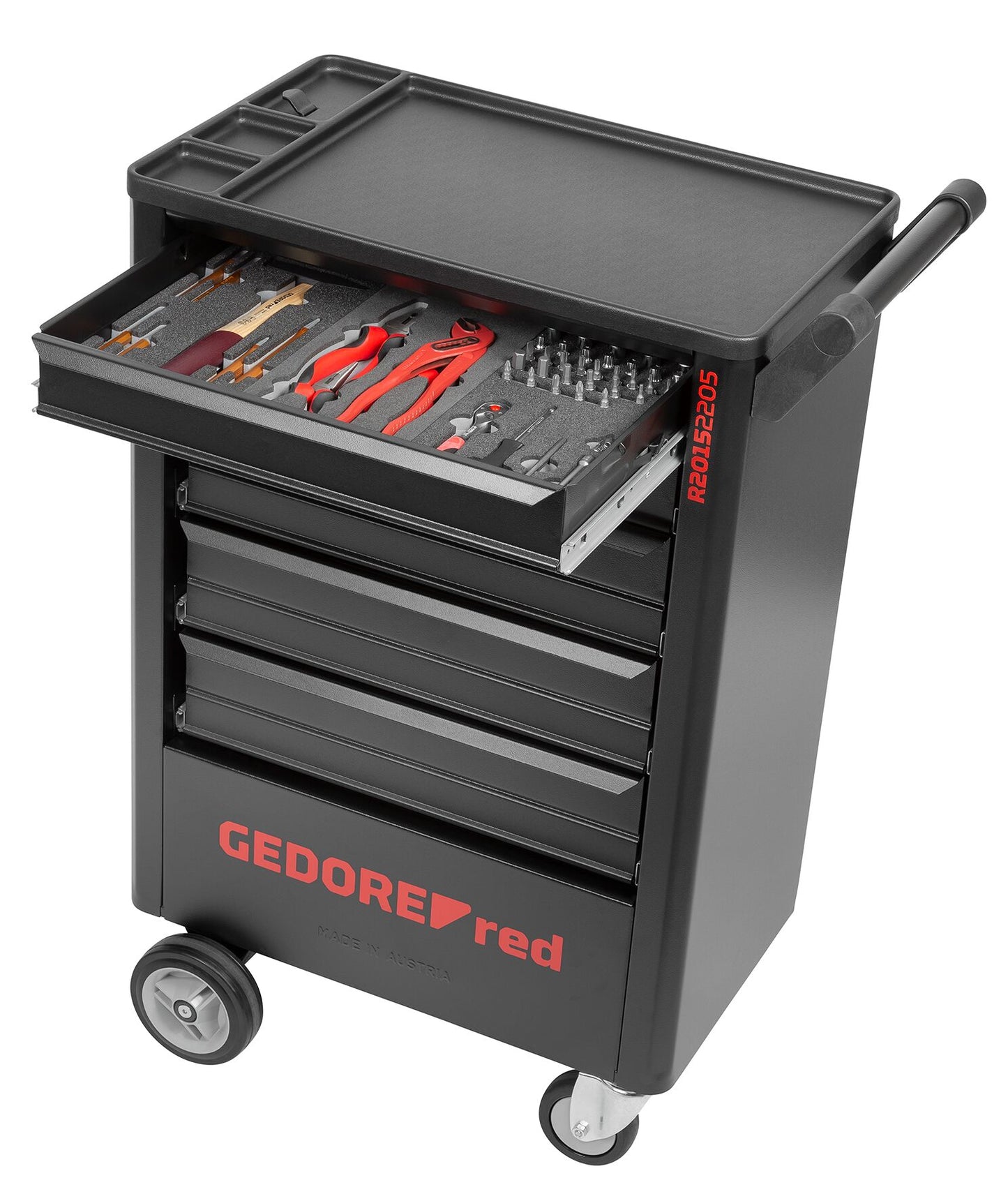 GEDORE red R20152205 - Carro de herramientas GEDWorker 5 cajones