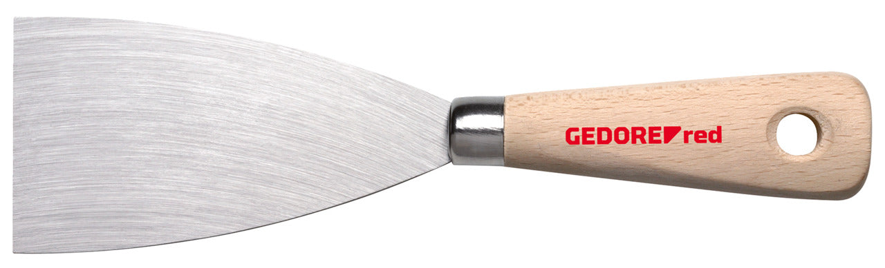 R93400060 - Espátula An. 60 mm, mango de madera con agujero