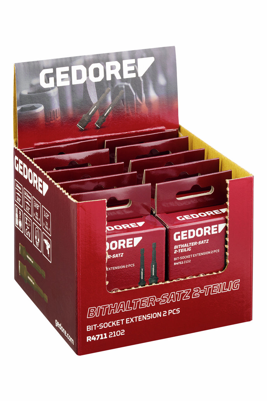 R47119110 - Expositor para punto de venta con 10 juegos de 2 extensiones de 75mm para llaves de vaso