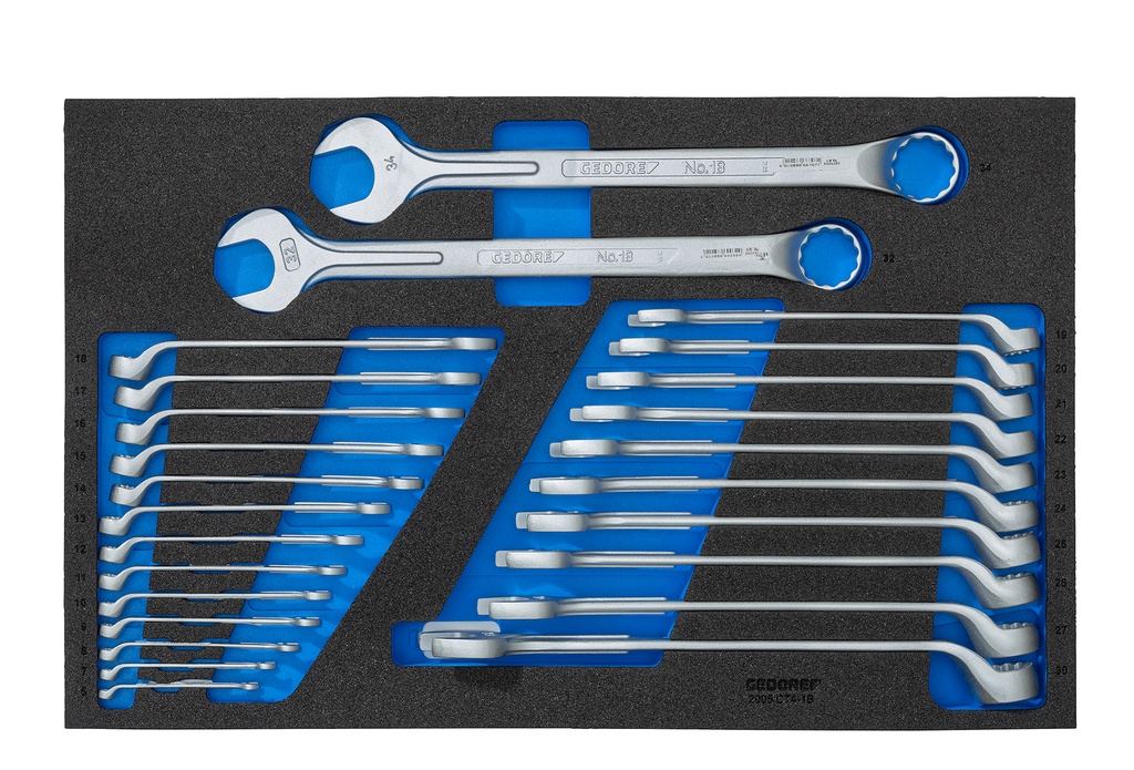 GEDORE 2005 CT4-1B - Mòdul Check Tool amb assortiment de claus combinades