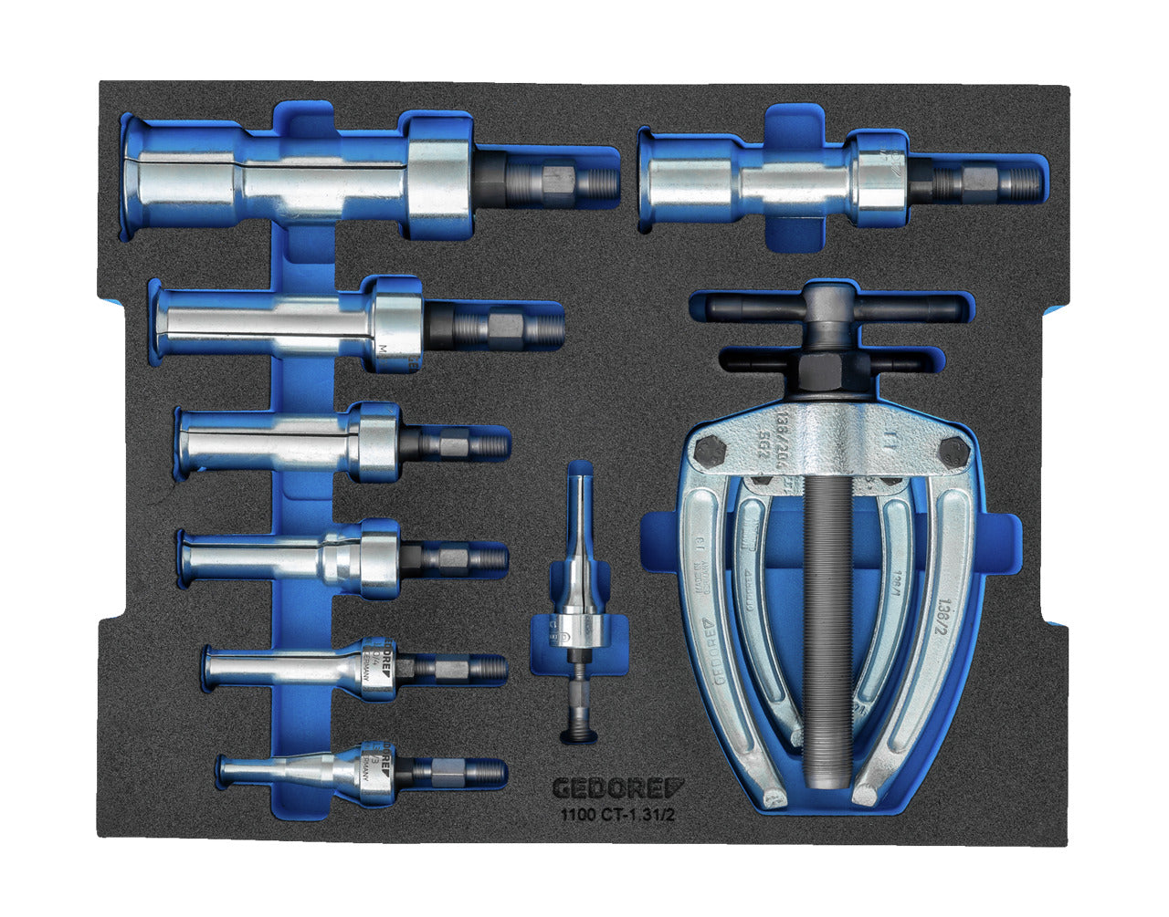 GEDORE 1100-1.31/2 - Assortiment d'extractors de rodaments, amb maleta L-BOXX 136 (3461777)