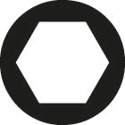 GEDORE 20 L - Gots Hexagonals de 1/4", model llarg