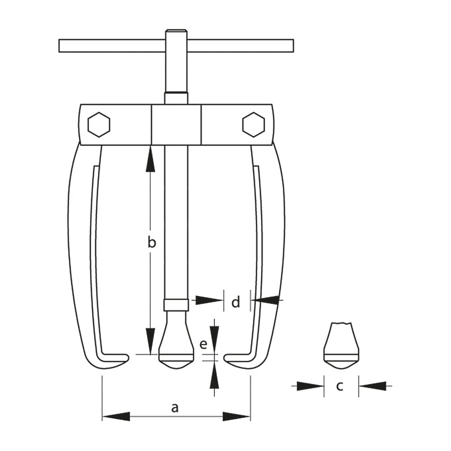 Extr.terminal de polo 70x70 mm