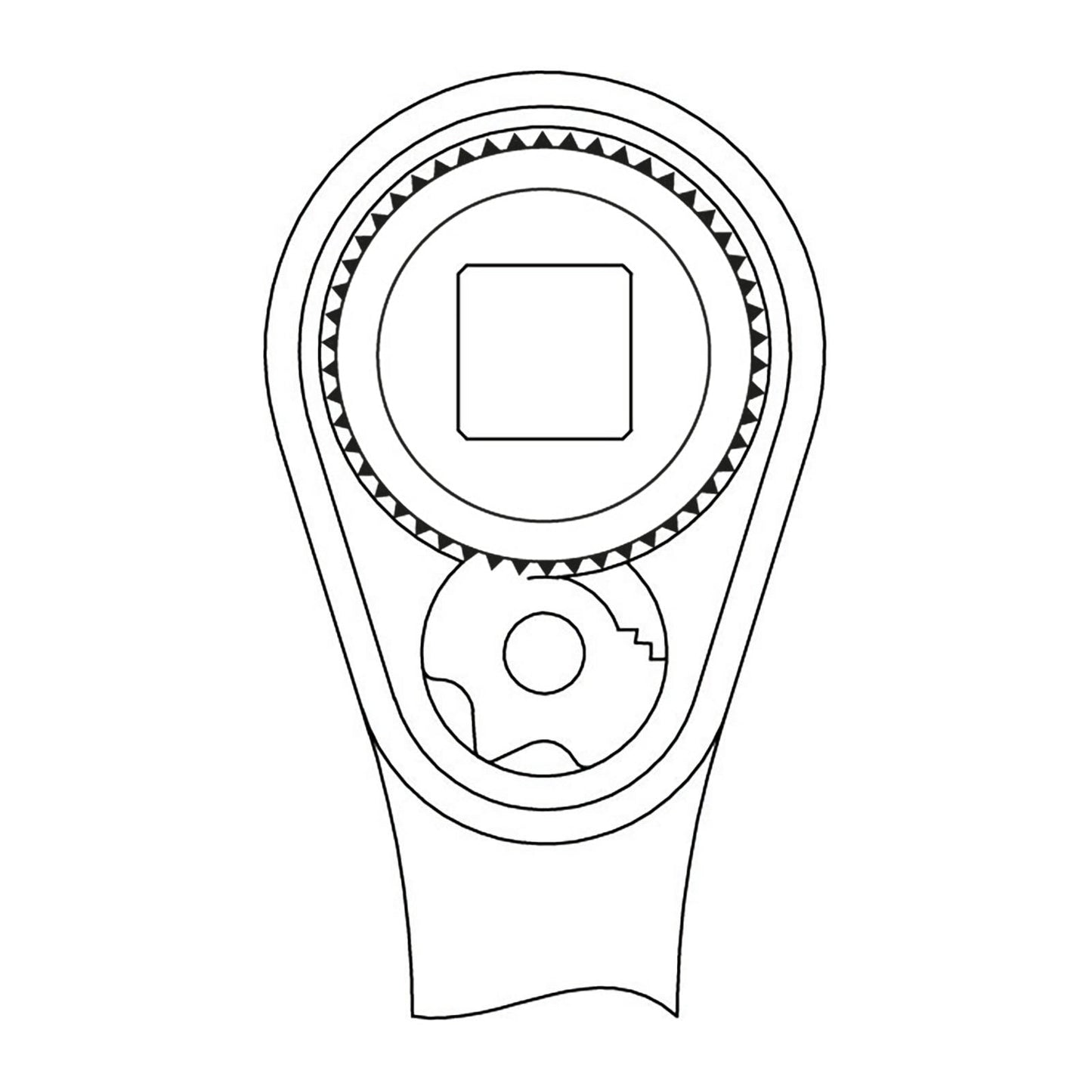 Carraca de 1/4", U-20