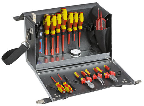 GEDORE 1091 - Maleta de herramientas para electricista 18 pzas