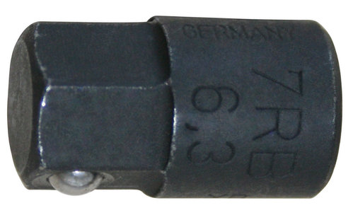 GEDORE 7 RB-6,3 - Adaptador 1/4" hexagon, 10 mm para 7 R / 7 UR