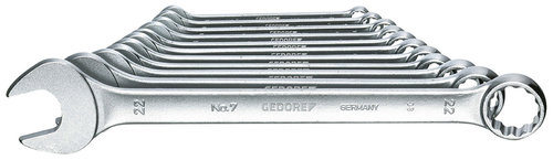 GEDORE 7-011 - Juego de llaves combinadas 11 pzas perfil UD 8-22 mm