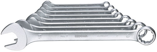 GEDORE 7-08 - Juego de llaves combinadas 8 pzas perfil UD 10-24 mm