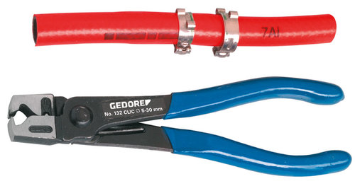 GEDORE 132 CLIC - Tenaza para abrazaderas de tubo flexible