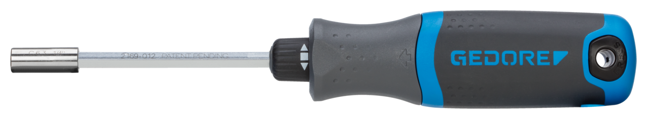 GEDORE 2169-012 - Destornillador con almacén de puntas y efecto carraca