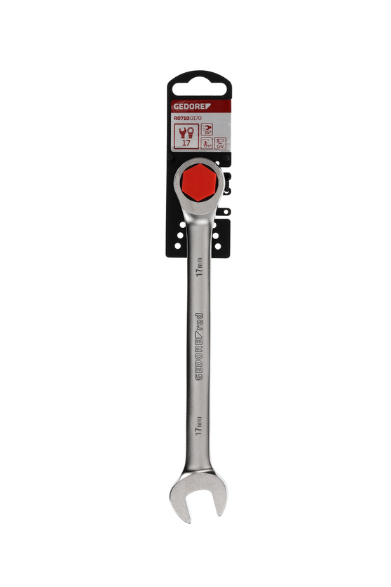 GEDORE red R0710 - Llaves combinadas de carraca, modelo plano