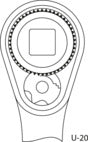 1993 U-20 G - Carraca 1/2" reversible