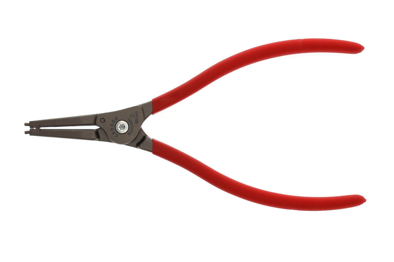 8000 AE - Alicates con puntas reforzadas para anillos circlip exteriores de 3 a 140 mm de diámetro