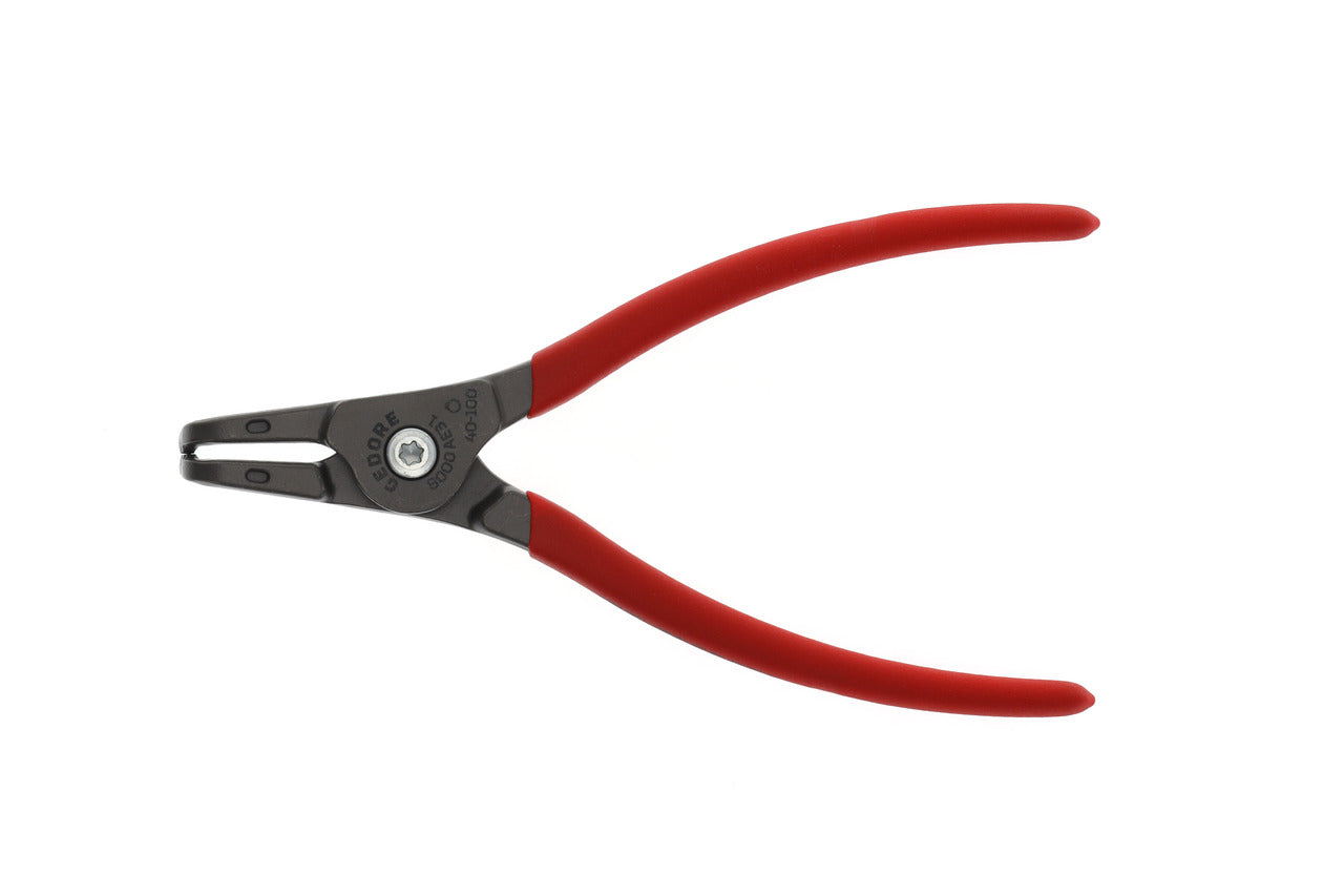 8000 AE - Alicates con puntas reforzadas para anillos circlip exteriores de 3 a 140 mm de diámetro