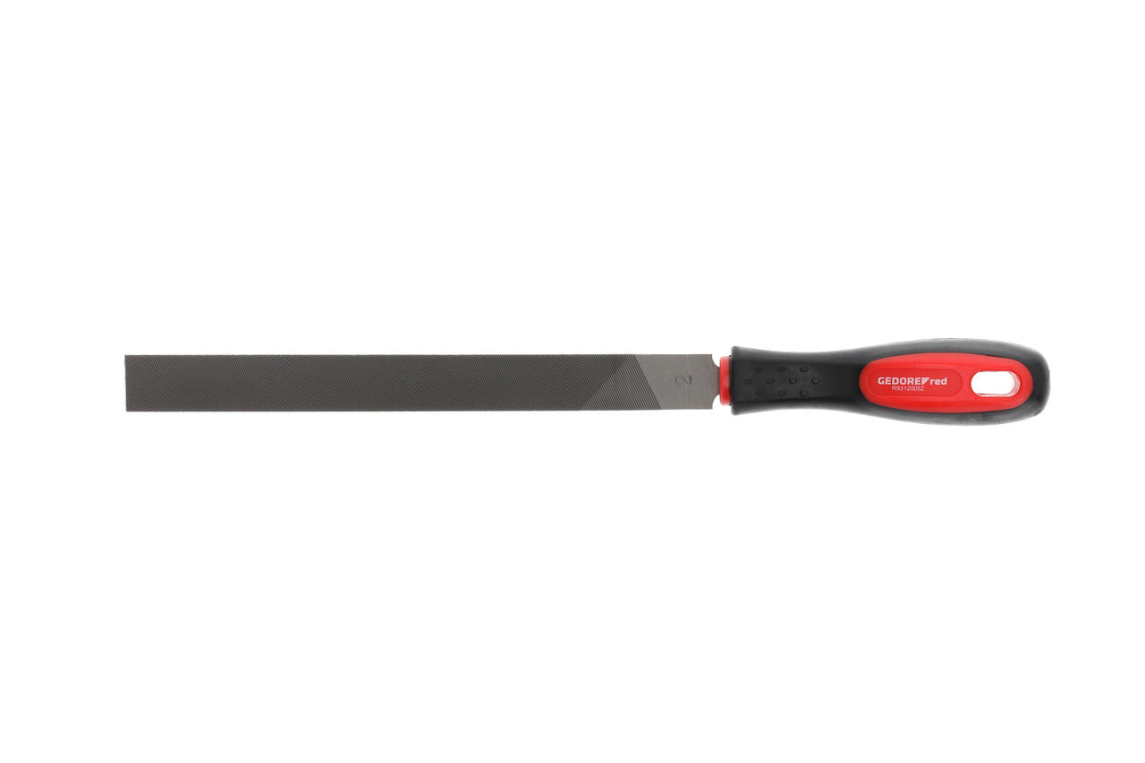 R93120052 - Lima plana, de gra mitjà 2, L=310 mm, mànec de 2 components