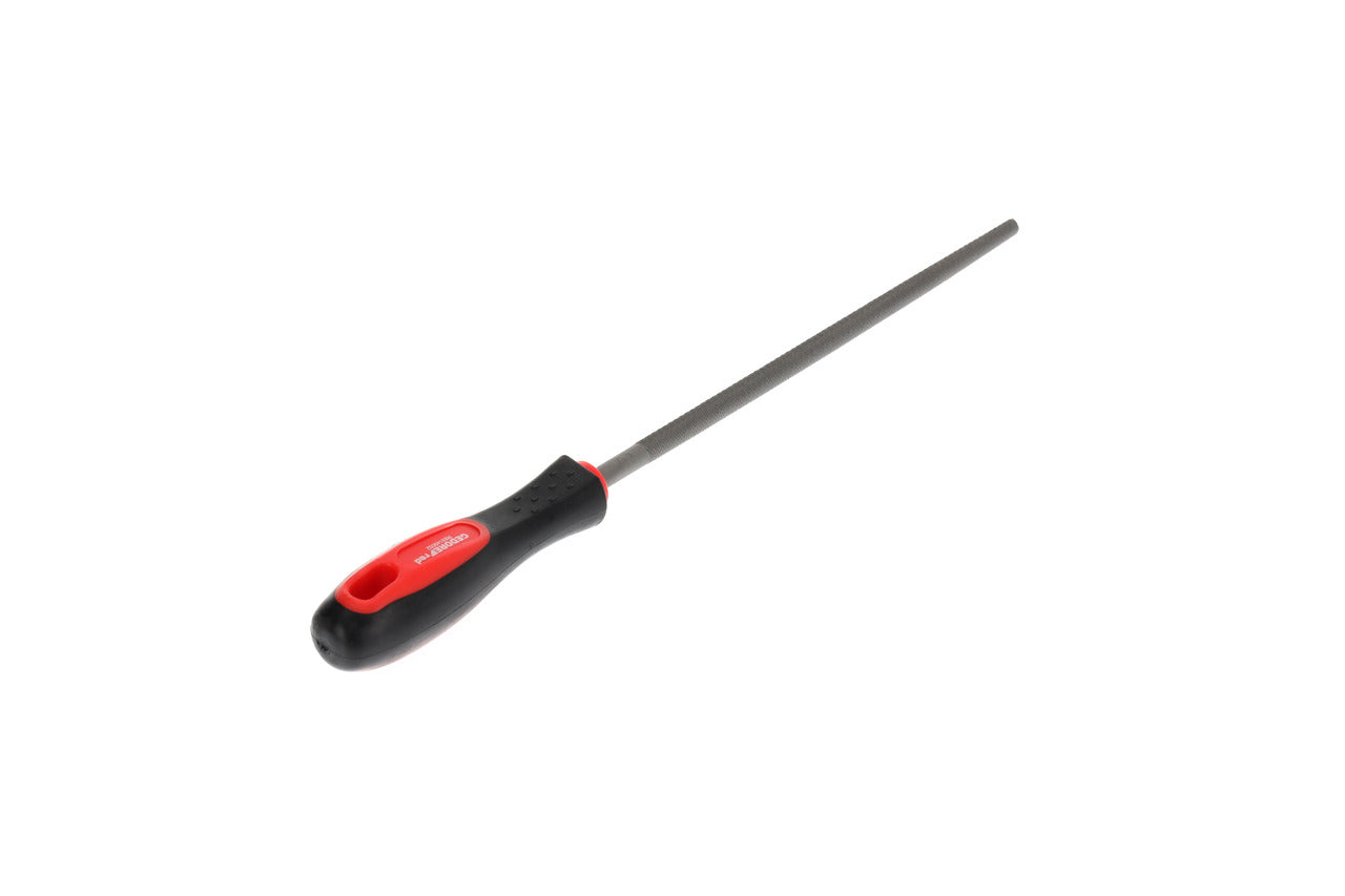 R93140052 - Lima rodona, de gra mitjà 2, L=310 mm, mànec de 2 components