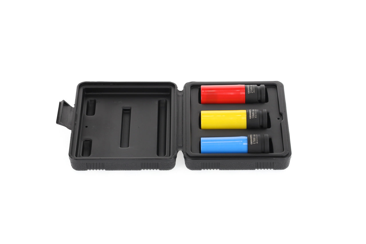 R63043003 - Joc de gots d'impacte 1/2" per a llantes, 3 peces