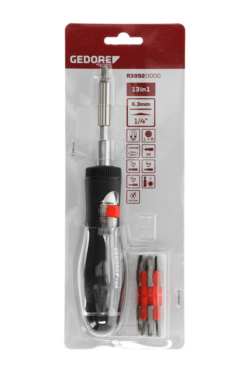 R38920000 - Tornavís de carraca telescòpica 1/4" 13en1