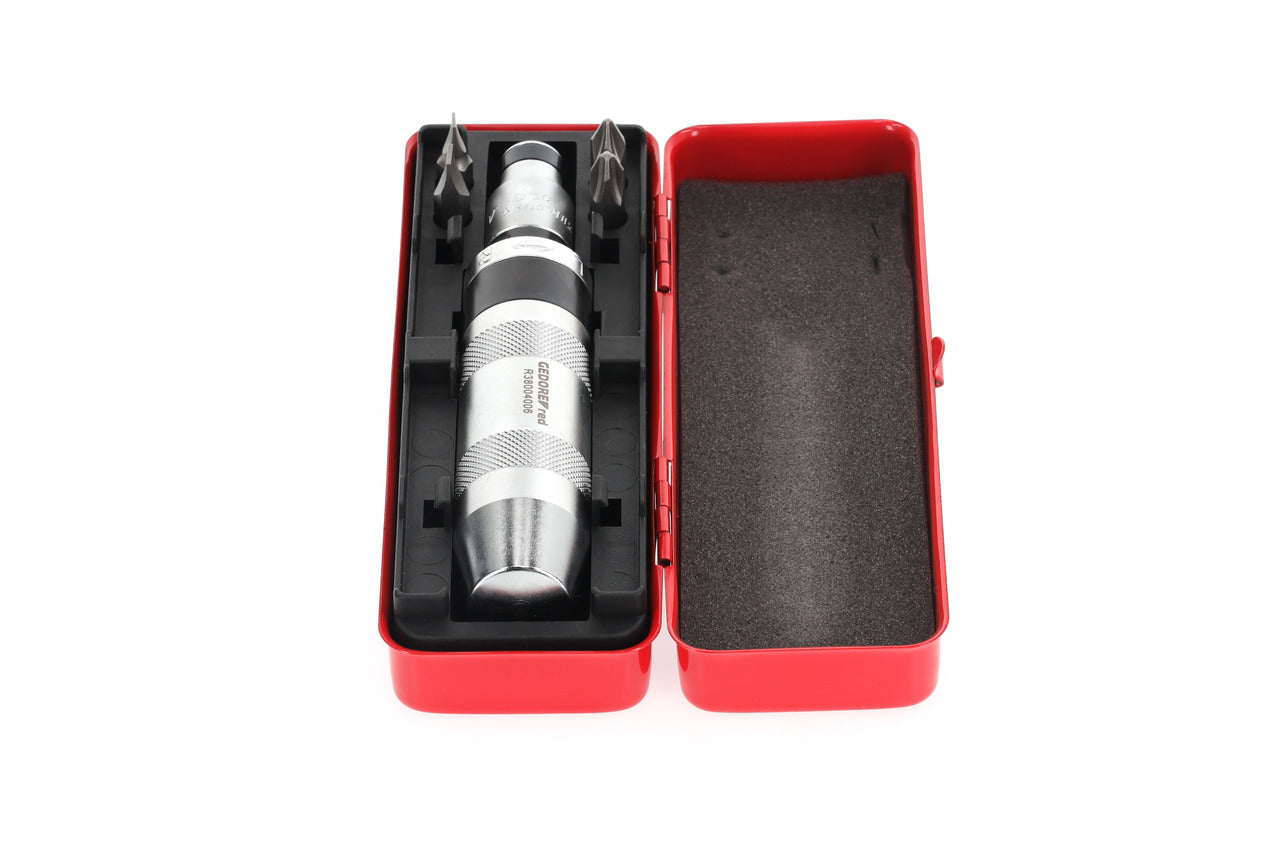 R38004006 - Destorgolpe 1/2" con juego de 4 Puntas, 6 piezas