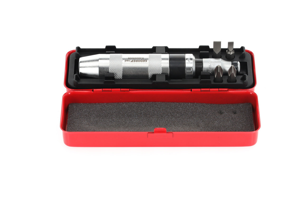 R38004006 - Destorgolpe 1/2" con juego de 4 Puntas, 6 piezas