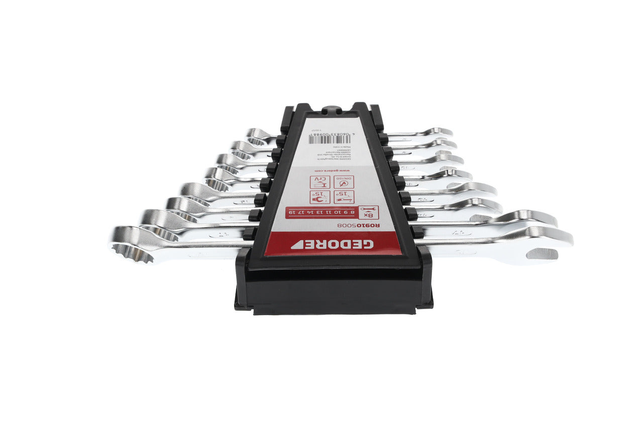 GEDORE red R09105008 - Joc de claus combinades, 8-19 mm, 8 peces