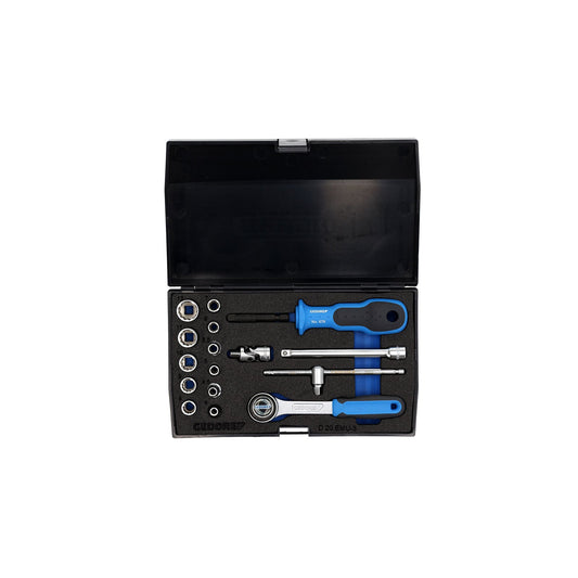 Juego de Vasos Unit Drive 1/4" , 17 piezas