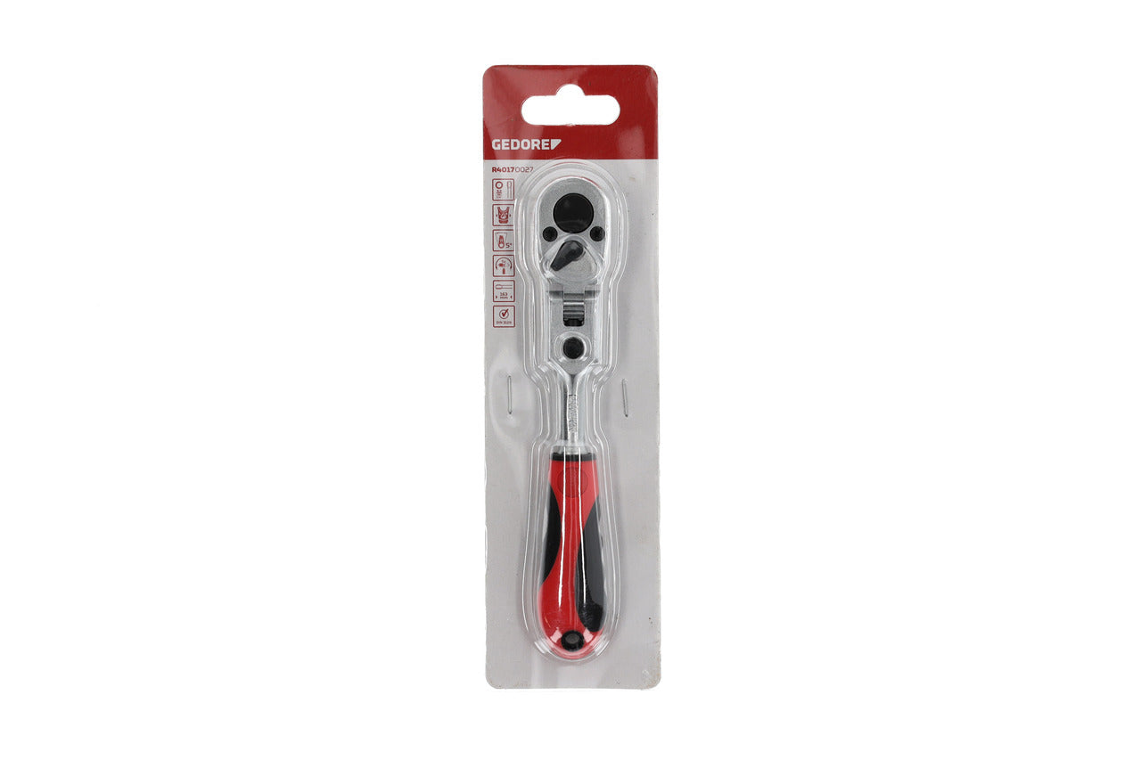 R40170027 - Carraca articulada de dos components per a puntes, dreta/esquerra, 1/4"