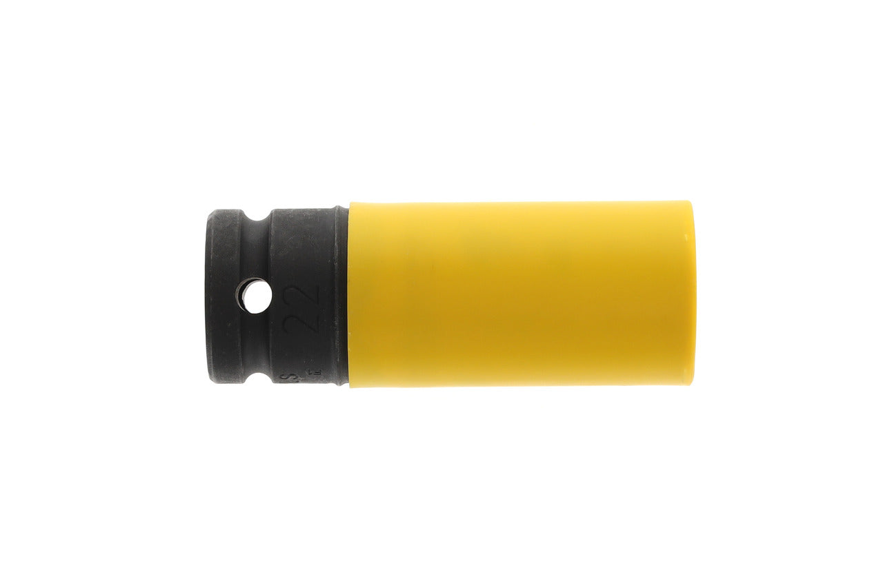 K 19 LS - Vasos de impacto de 1/2" de perfil hexagonal, modelo largo especial llantas