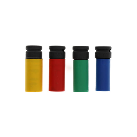 GEDORE K 19 LS-004 - Juego de Vasos Impacto 1/2" 4 pzas