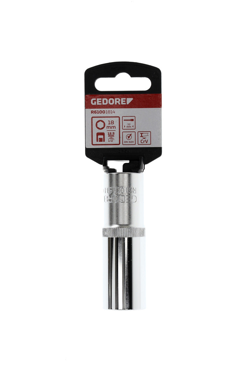 R61001814 - Vaso 1/2", hexagonal, 18 mm L=77 mm