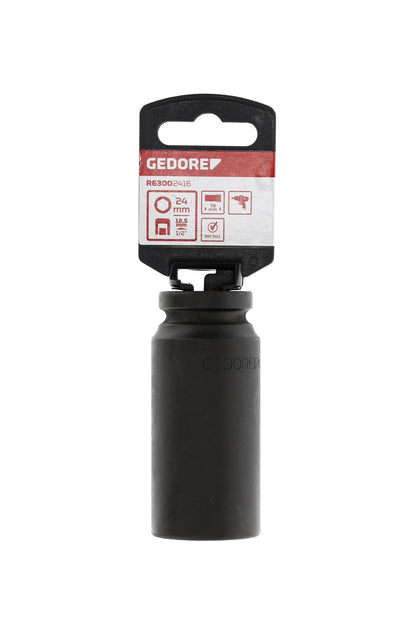 R63002416 - Vaso de impacto 1/2", hexagonal, 24 mm L=85 mm