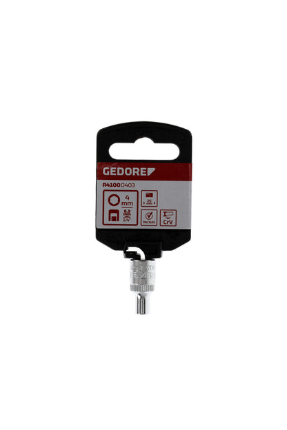 R41000403 - Vas de 1/4", hexagonal, 4 mm L=25 mm