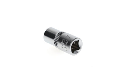 R41000703 - Vaso 1/4", hexagonal, 7 mm L=25 mm
