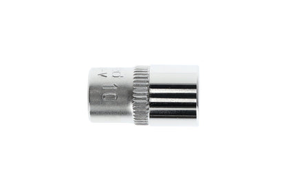 R41001003 - Vaso 1/4", hexagonal, 10 mm L=25 mm