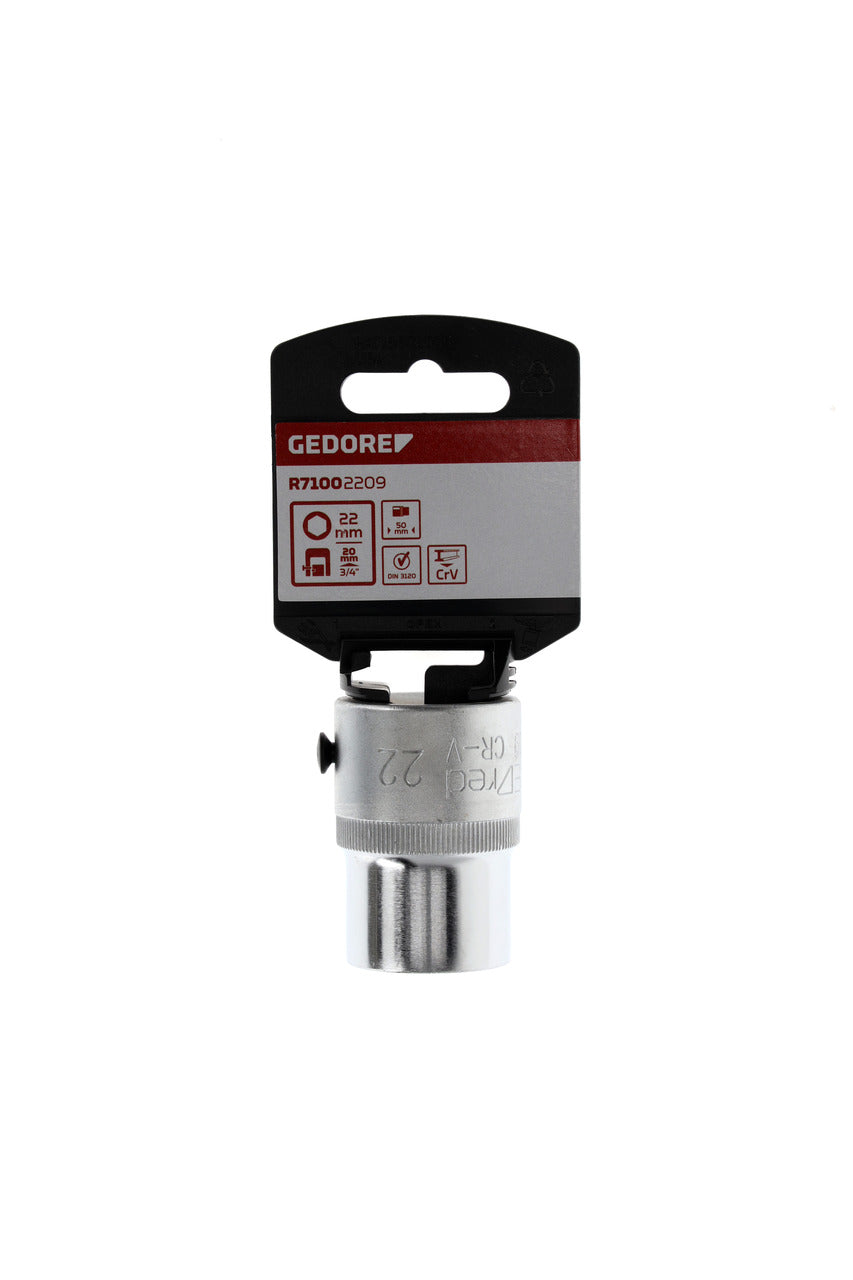 R71002209 - Got 3/4", hexagonal, 22 mm L=50 mm