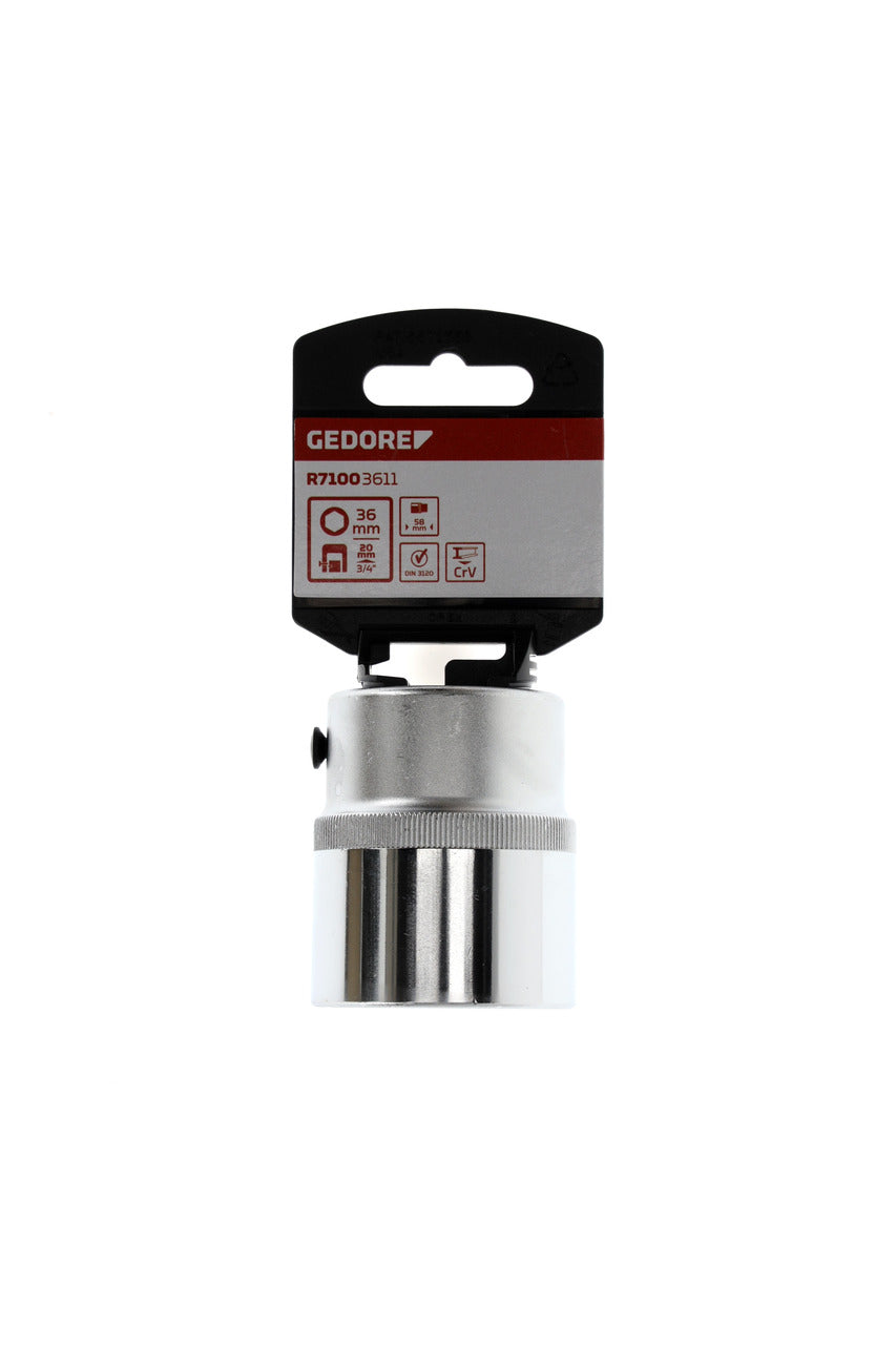 R71003611 - Got 3/4", hexagonal, 36 mm L=58 mm