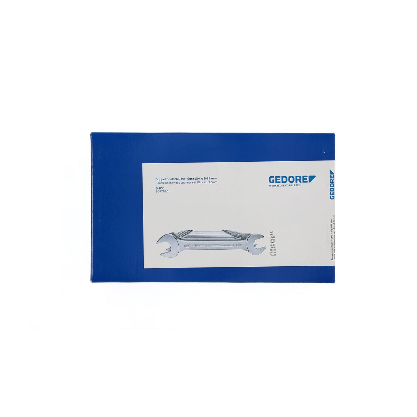 GEDORE 6-100 - Joc de 10 Claus Fixes 2 Boques (6077620)