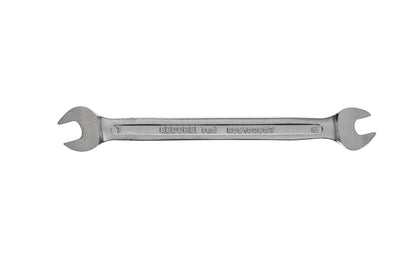 R05100607 - Clau fixa de doble boca oberta 6x7 mm L=122 mm