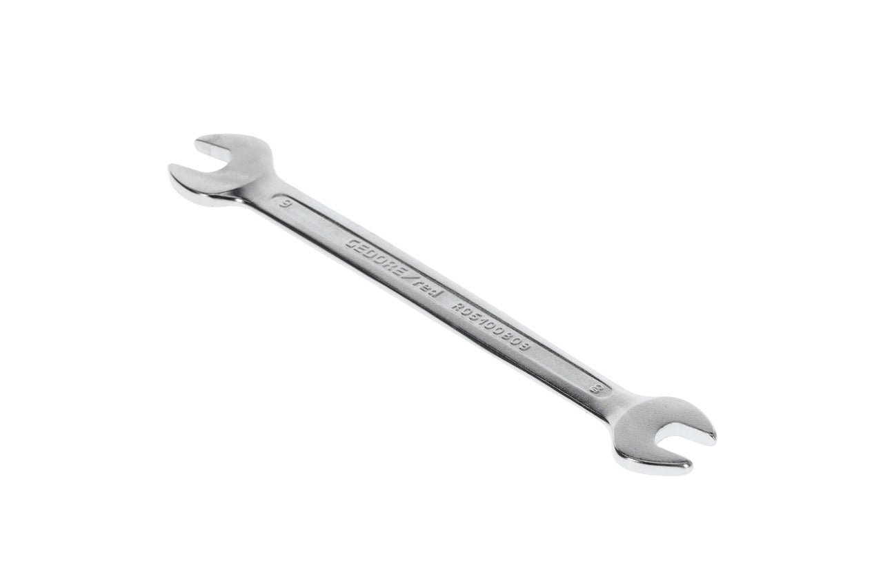 R05100809 - Llave fija de doble boca abierta 8x9 mm L=140 mm