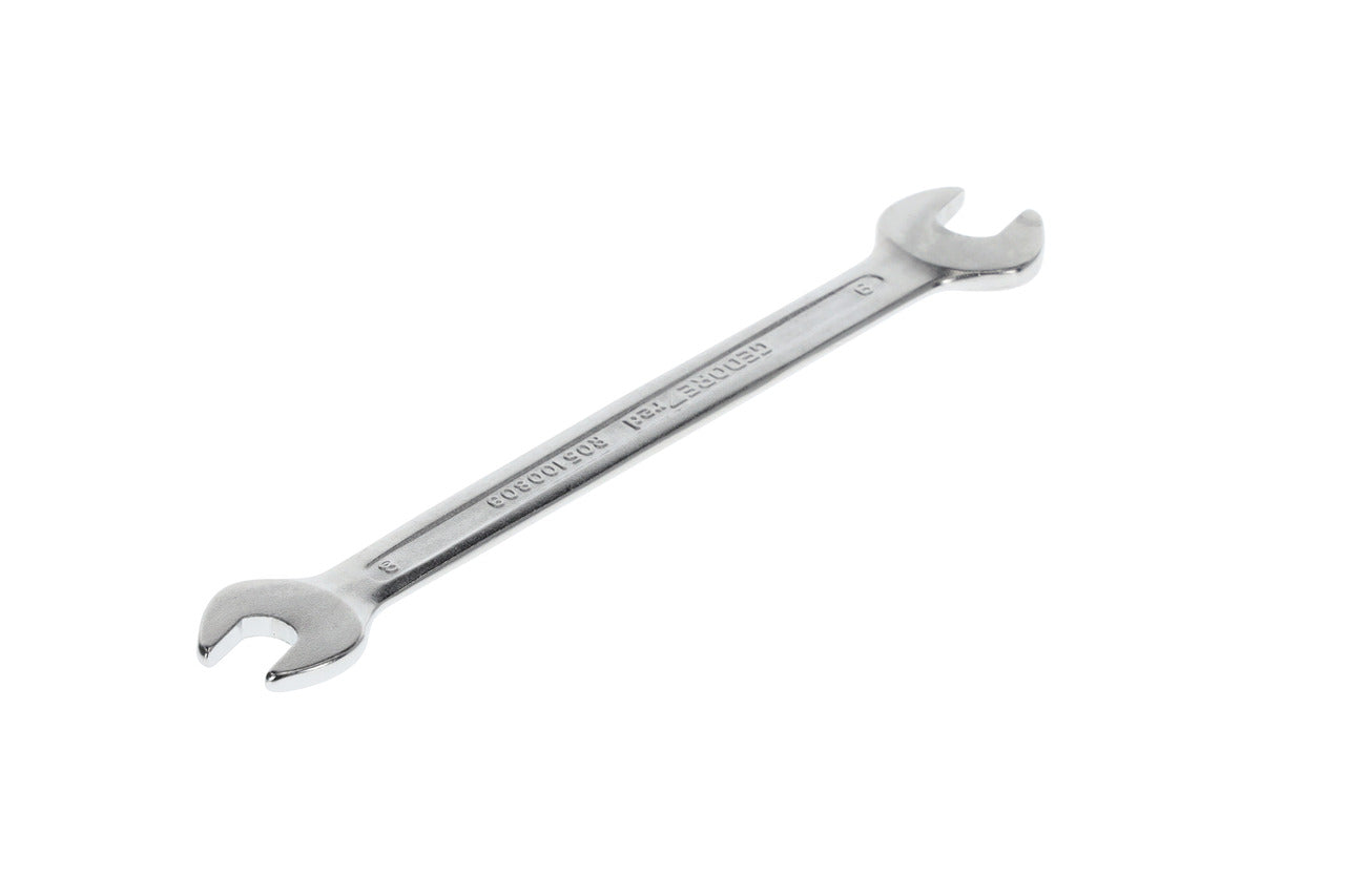 R05100809 - Llave fija de doble boca abierta 8x9 mm L=140 mm