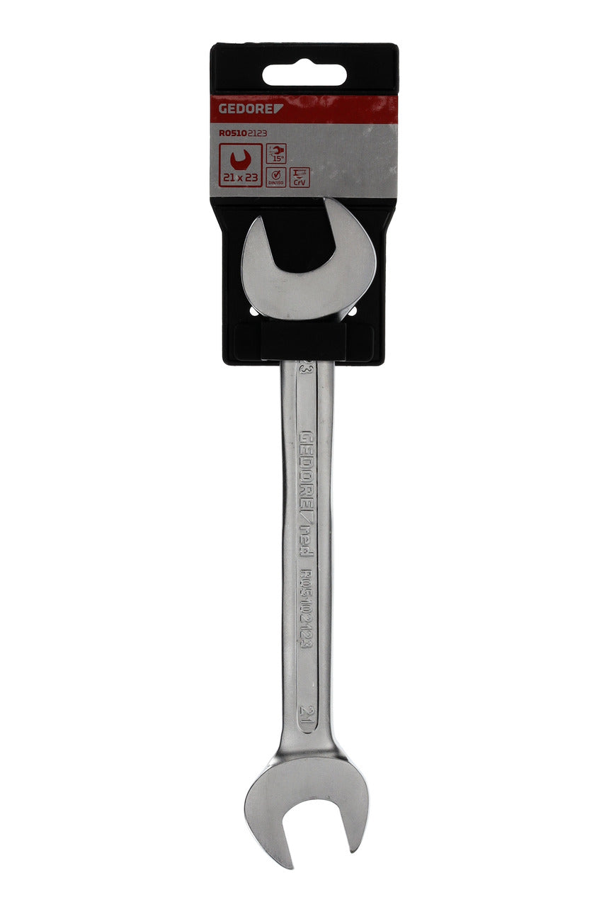 R05102123 - Clau fixa de doble boca oberta 21x23 mm L=247 mm