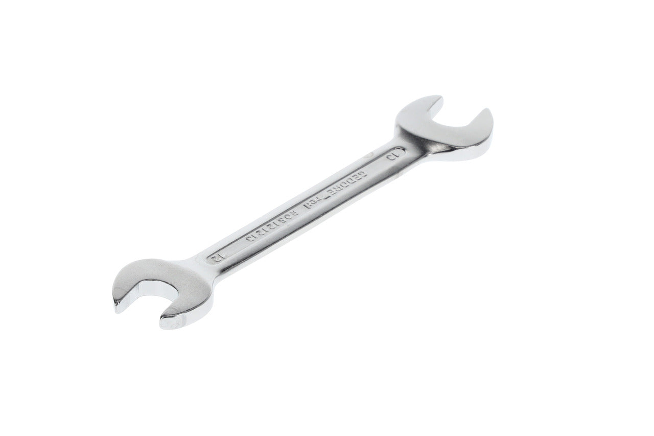 R05121213 - Clau fixa de doble boca oberta 12x13 mm L=135 mm