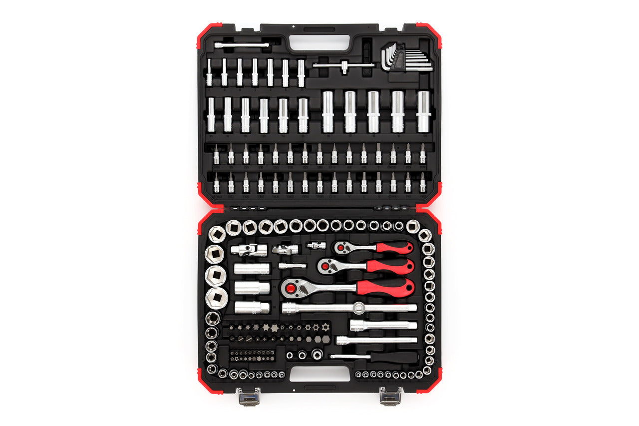 R45603172 - Joc de claus de got 1/4"+3/8"+1/2", 172 peces